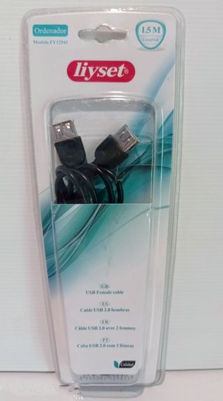 Cable USB 2.0 hembra marca LISET