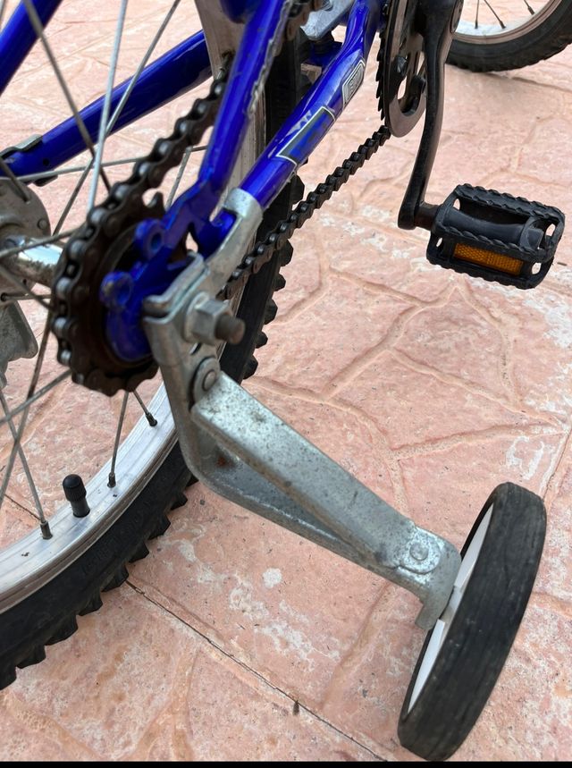 Bicicleta pequeña de montaña. (con ruedines)