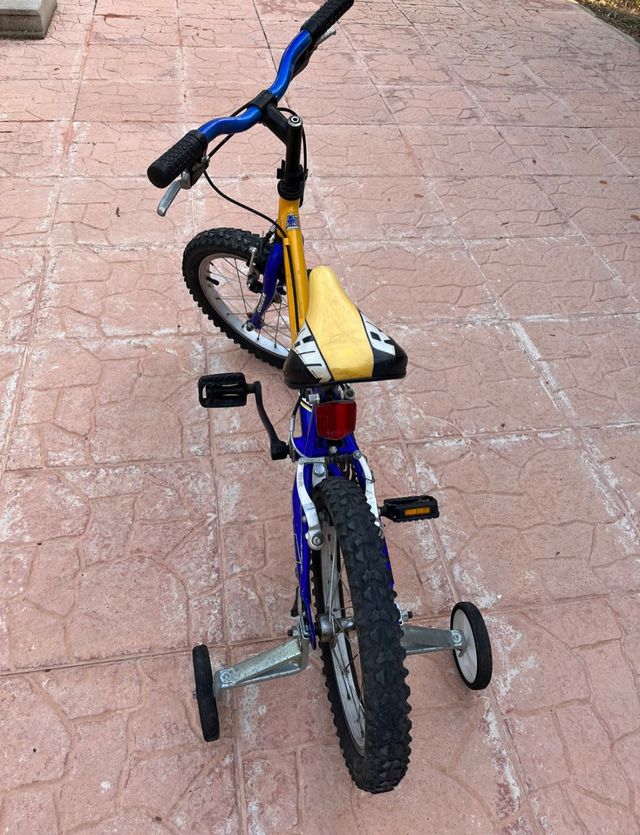 Bicicleta pequeña de montaña. (con ruedines)