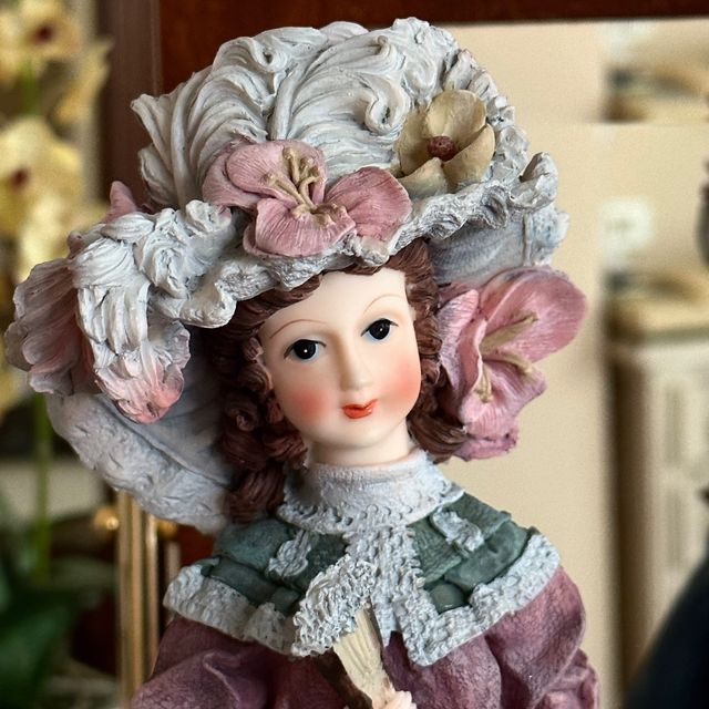 Vintage figura decoracion resina