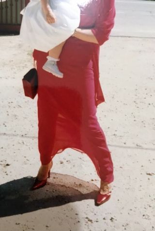 Décolleté in pelle rossa N.39 BRUNO FENNI