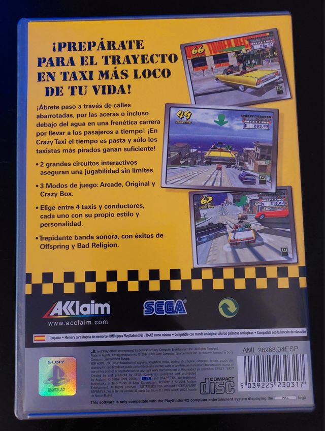 Crazy Taxi para PS2