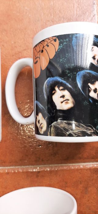 Tazas, mugs, jarras Beatles.