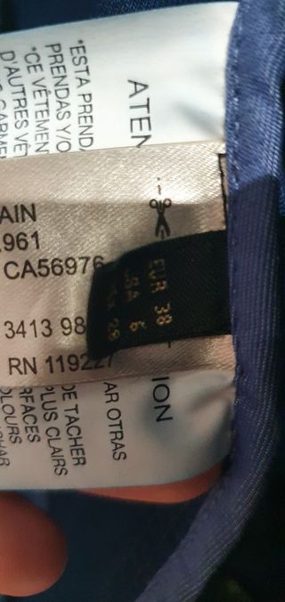 Blazer / americana azul tejano Massimo Dutti