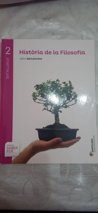 LIBRO DE 2 BACHILLERATO HISTÒRIA DE LA FILOSOFIA 