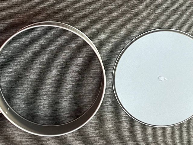 Molde redondo desmontable 25 cm acero inox.