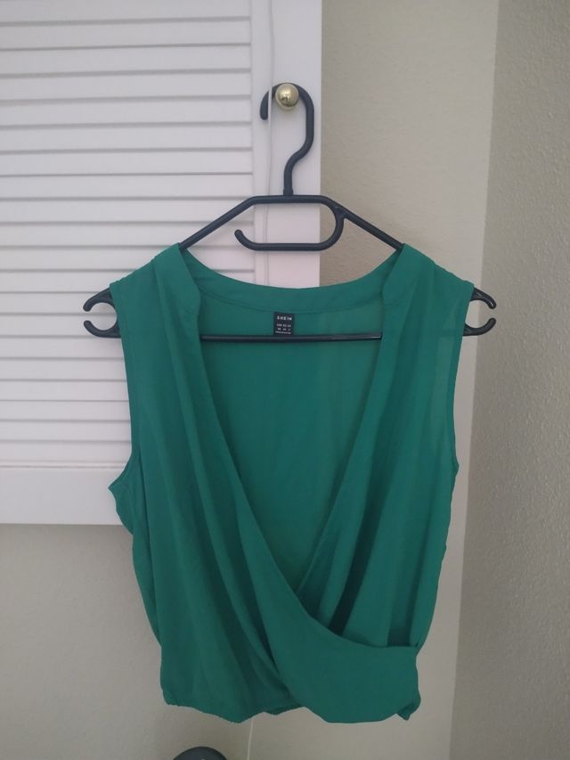 blusa verde XS