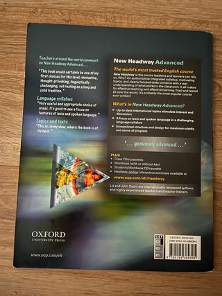 libro Inglés New Headway Advance