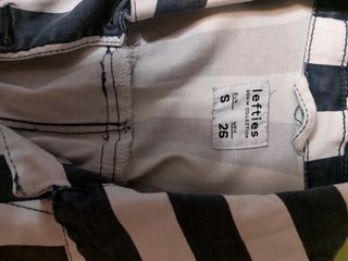 Chaqueta a rayas azul y blanco