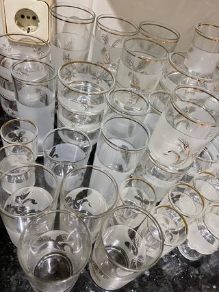 coleccion vasos antigua