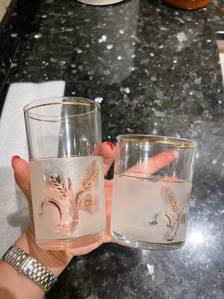 coleccion vasos antigua