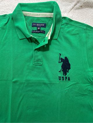 Polo "U.S. Polo ASSN". Color Verde. Talla M.
