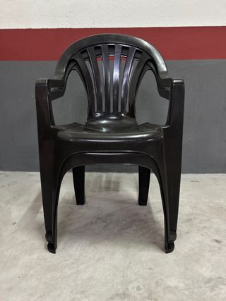 silla jardin plastico