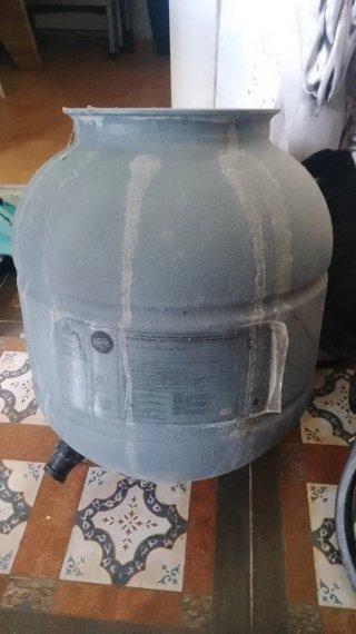 Piscina Octogonal Reilu grande con depuradora