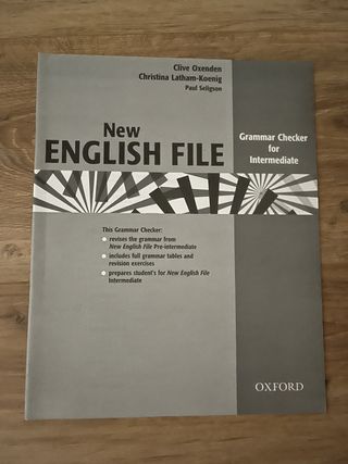 Libro Inglés New English File intermediate