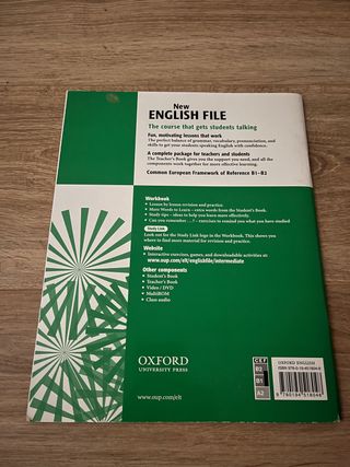 Libro Inglés New English File intermediate