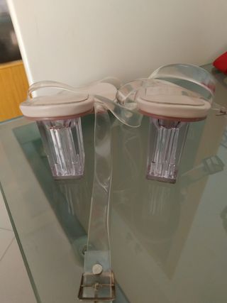 Sandalias transparentes casi nuevas