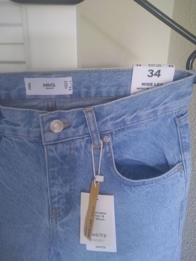 pantalón vaquero Mango XS (34) nuevo