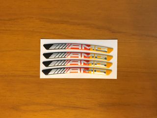 4 strisce per cerchio Mercedes AMG Germany 9x0,8cm