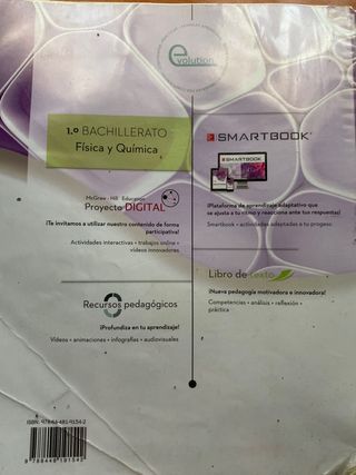 Libro 1° Bachillerato Fisica y quimica