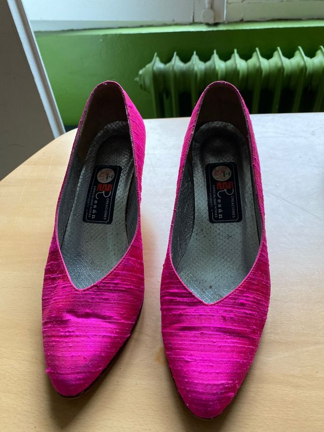 zapatos seda