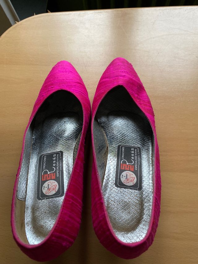 zapatos seda