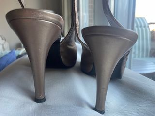 Sandalias fiesta color bronce