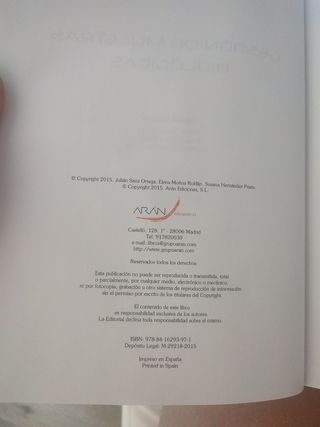 libro de Gestión de Muestras Biológicas