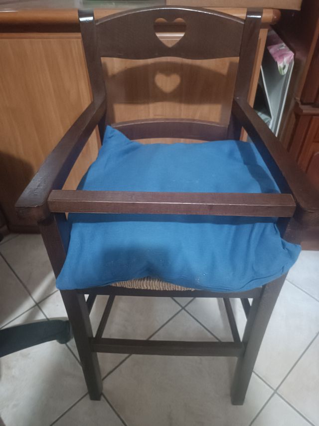Seggiolone pappa in legno