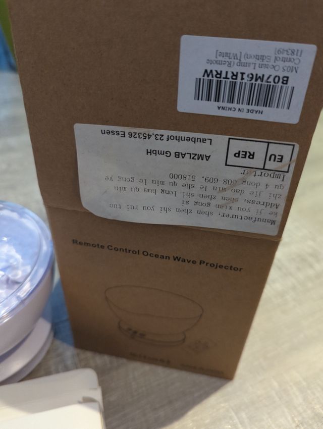 Proyector de ondas marinas infantil