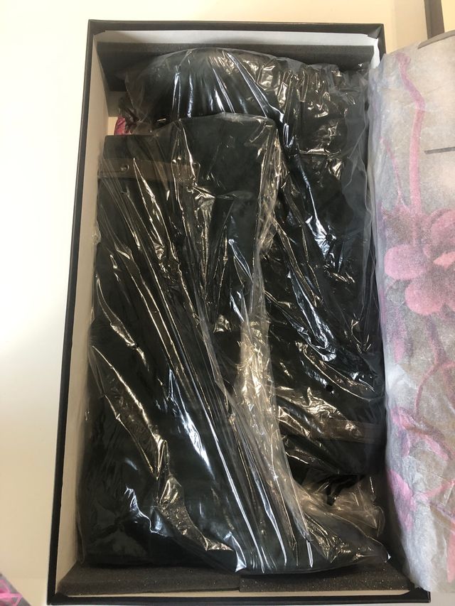 Botas verde agua de piel