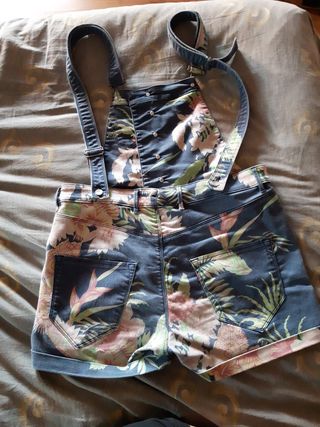 Momo vaquero corto flores