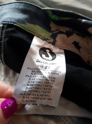 Momo vaquero corto flores