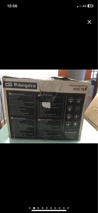 Horno eléctrico Orbegozo Hoc 399 de 39 Litros