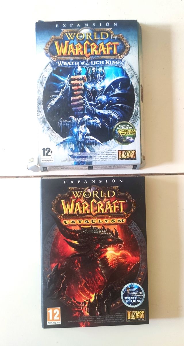 lote cajas world of warcraft