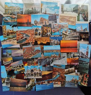 55 Postales de Venecia. Circuladas
