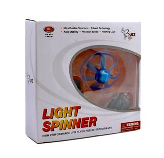 LIGHT SPINNER BLU. UFO GIREVOLE. NUOVO. 