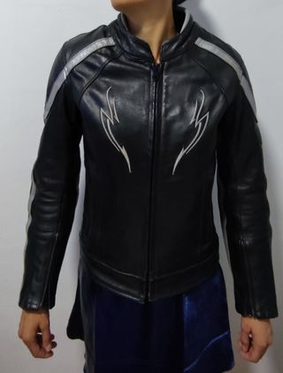 Chaqueta moto piel ,mujer S