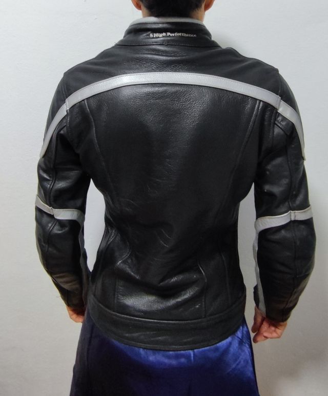 Chaqueta moto piel ,mujer S