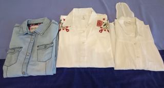 conjunto de camisas