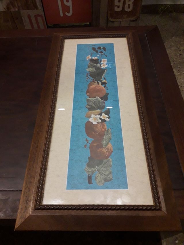 Cuadro flores y frutas