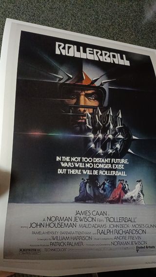 ROLLERBALL cartel película