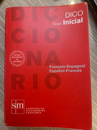 Diccionario DICO francés-español nivel INICIAL