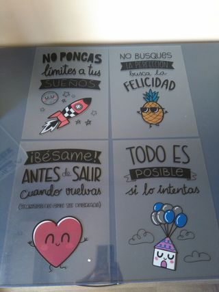 Lampara/cuadro con mensajes