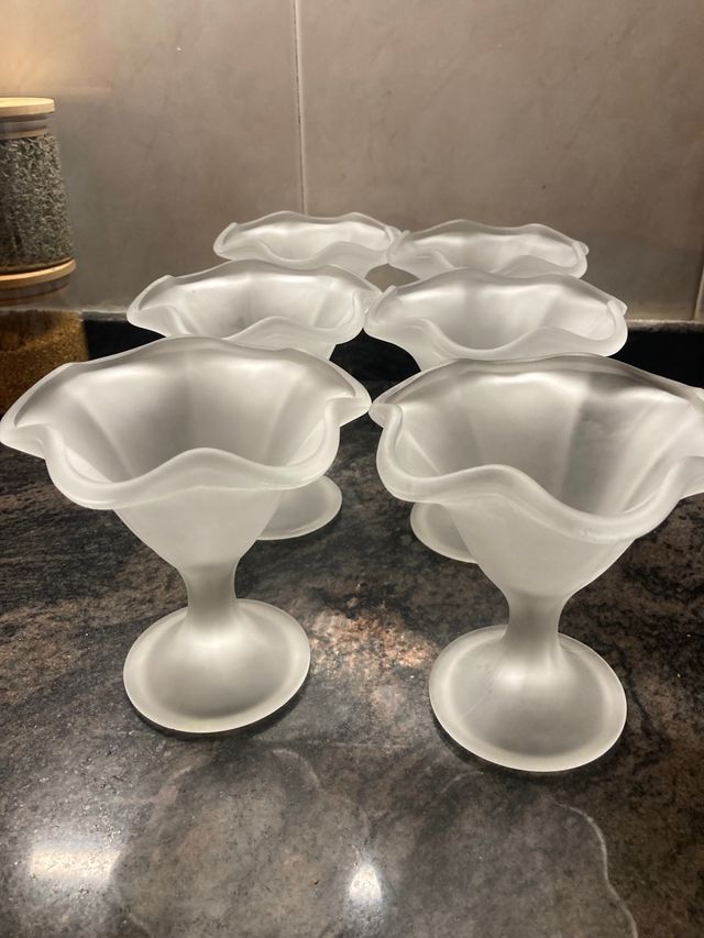 Copas helado cristal glaseado