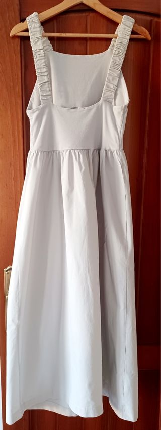vestido midi / largo tirantas Zara