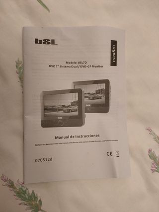 Reproductor DVD+Pantalla Dual 7"