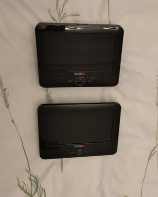 Reproductor DVD+Pantalla Dual 7"