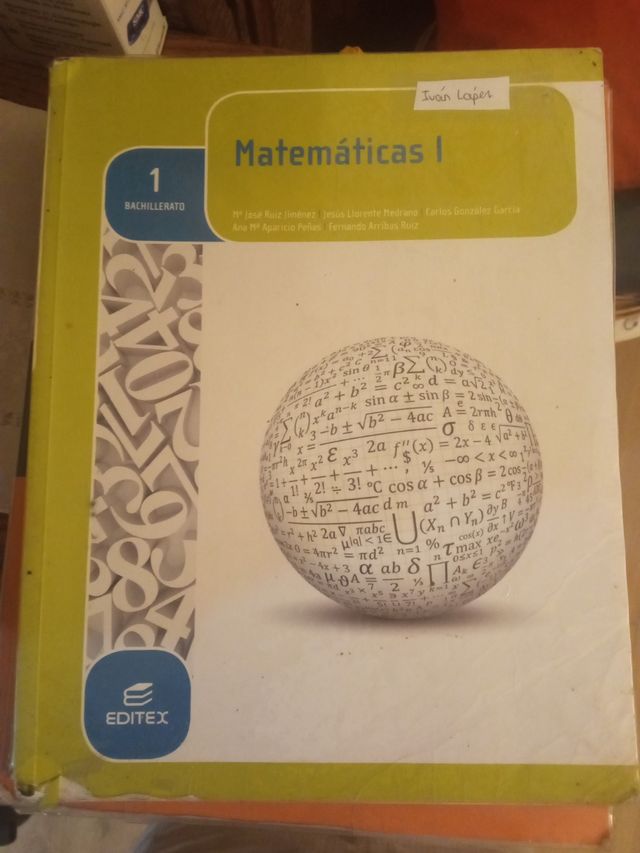 Matematicas I Bachillerato