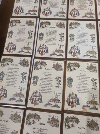 Carteles con el significado de los nombres LEER